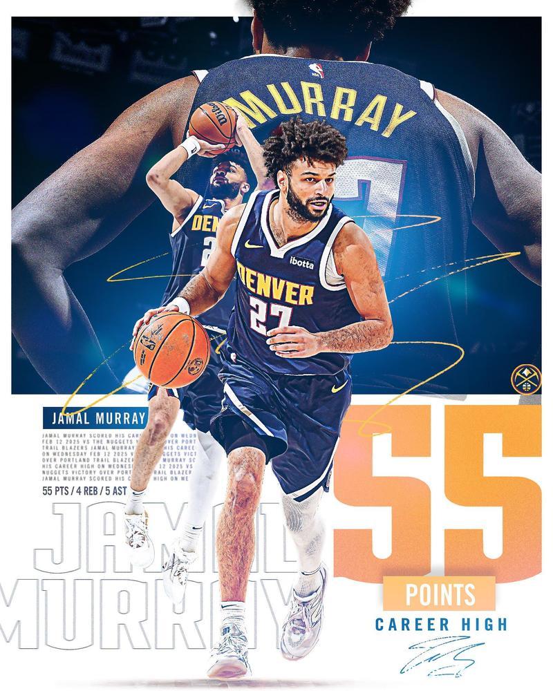 布朗、穆雷分获上周NBA东西部最佳球员